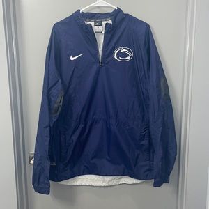 Mens Nike Penn State Quarter Zip Wind Breaker